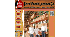 Desktop Screenshot of fortworthlumber.com